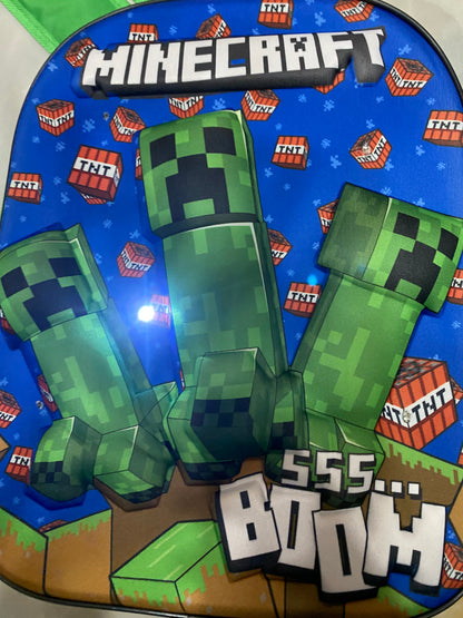 Set Zainetto Minecraft led