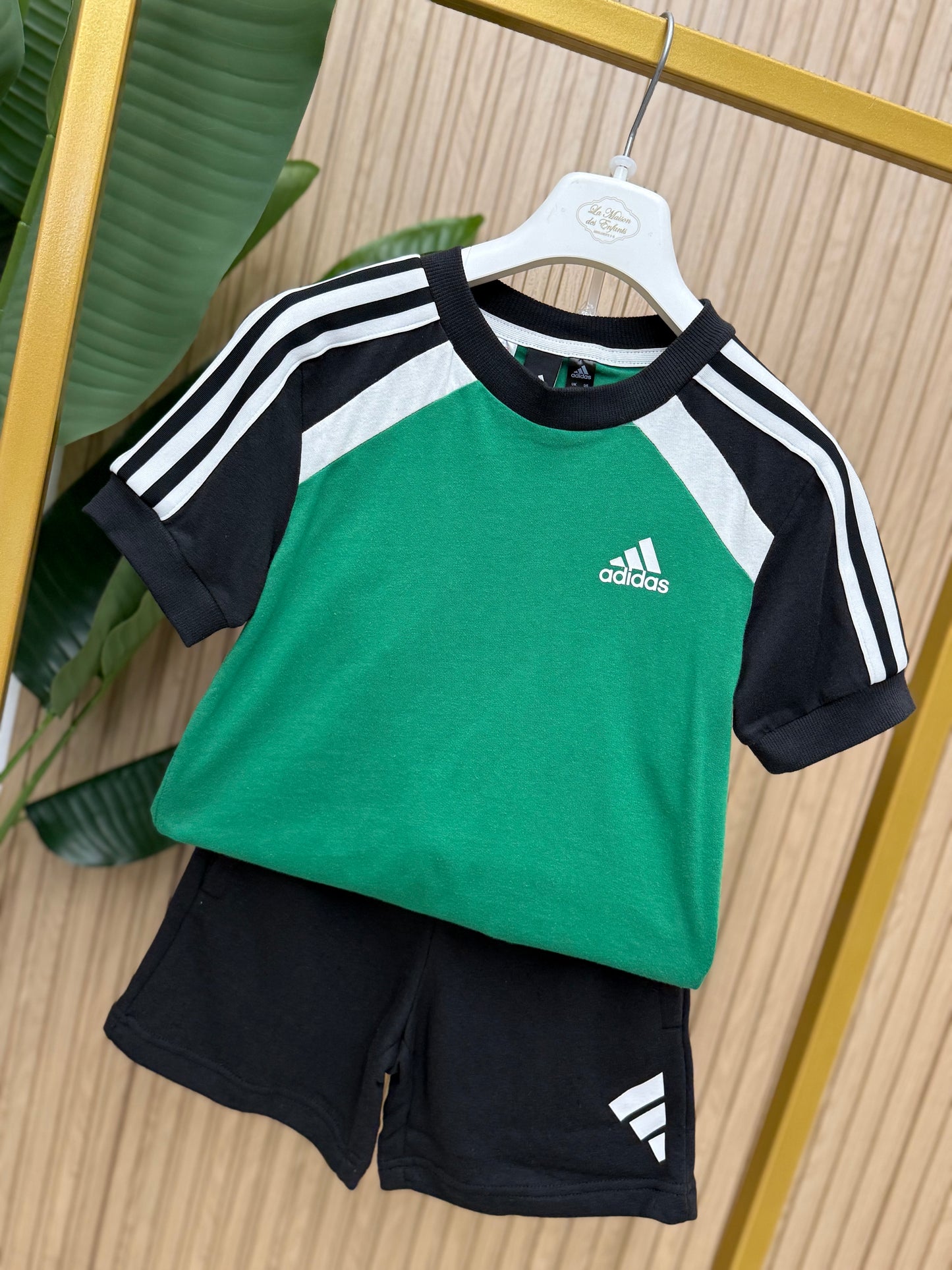 Completo Adidas Green Noir