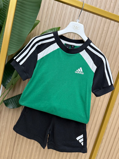 Completo Adidas Green Noir