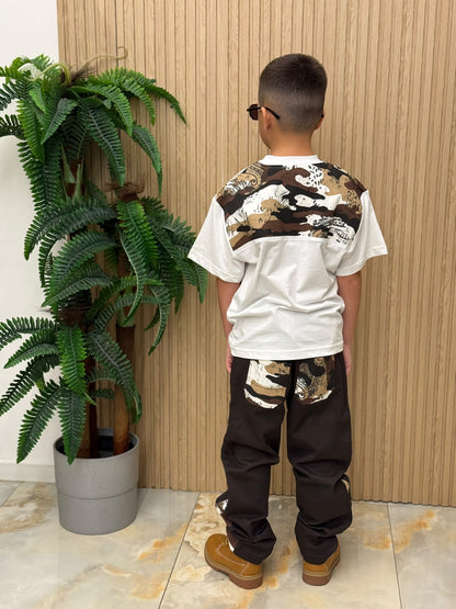 Coordinato #Reset 2.0 brown figlio