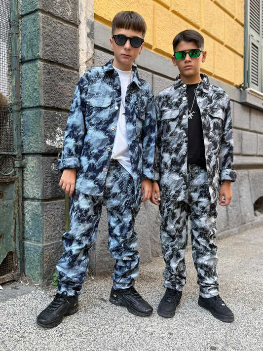Coordinato in denim Streetwear