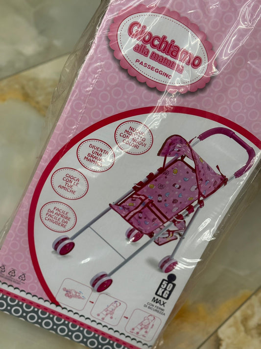 Passeggino pink baby