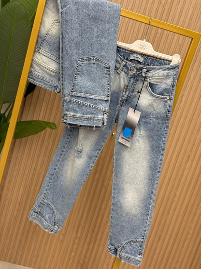 Jeans Contrast cianotic boys