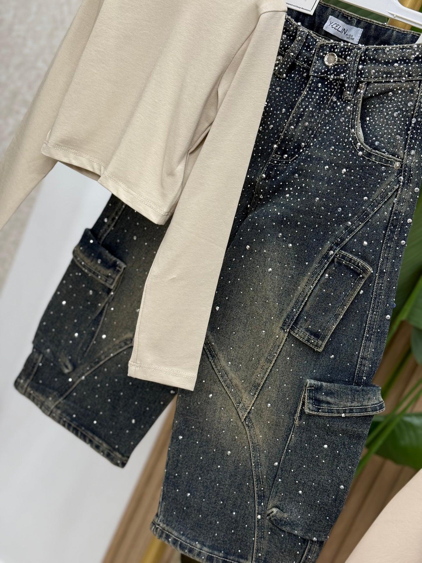 Jeans cargo fenomenal brill