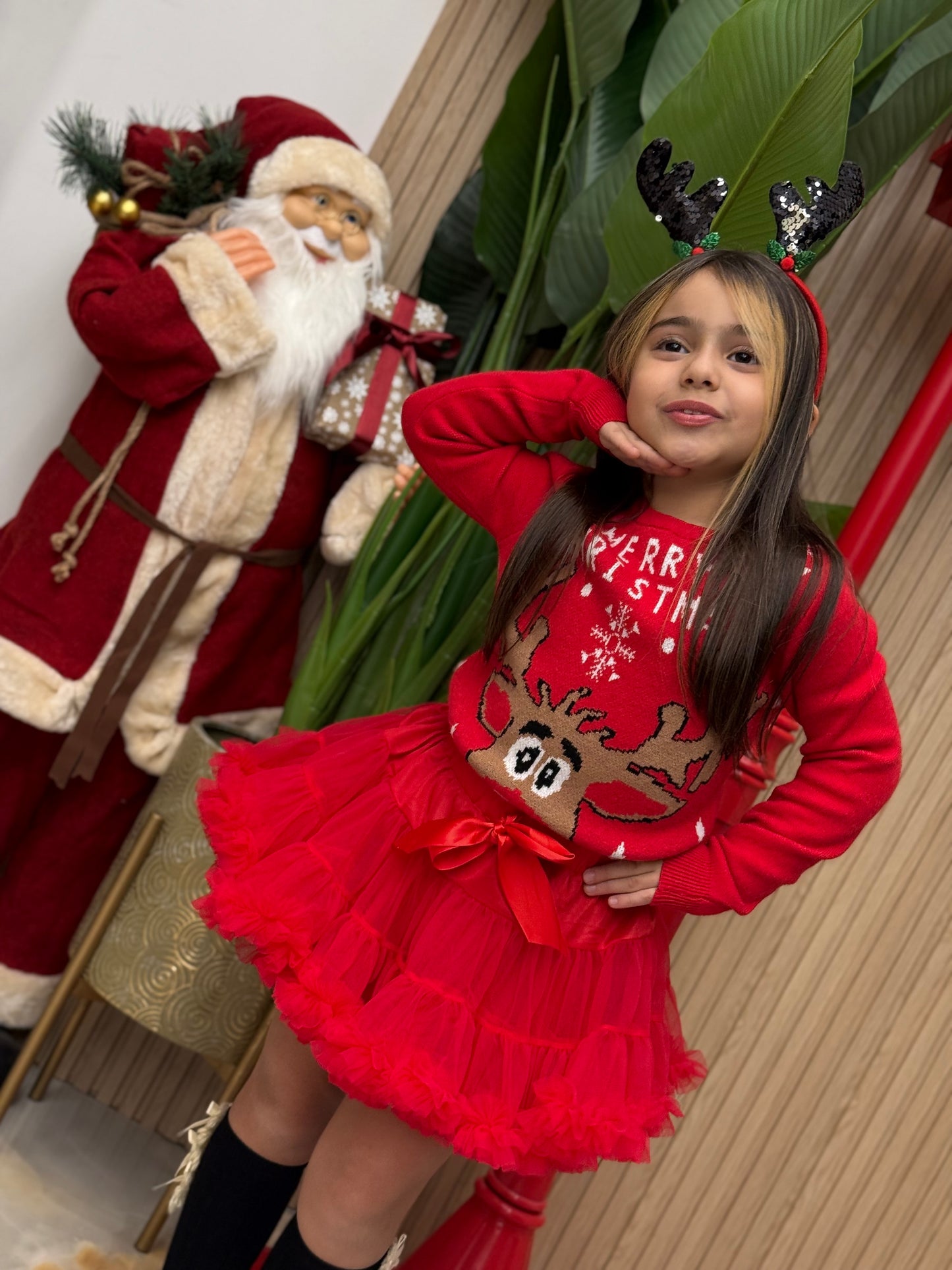 Maglioncino Renna Red