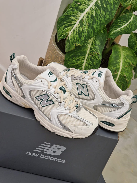 New balance 530 White green