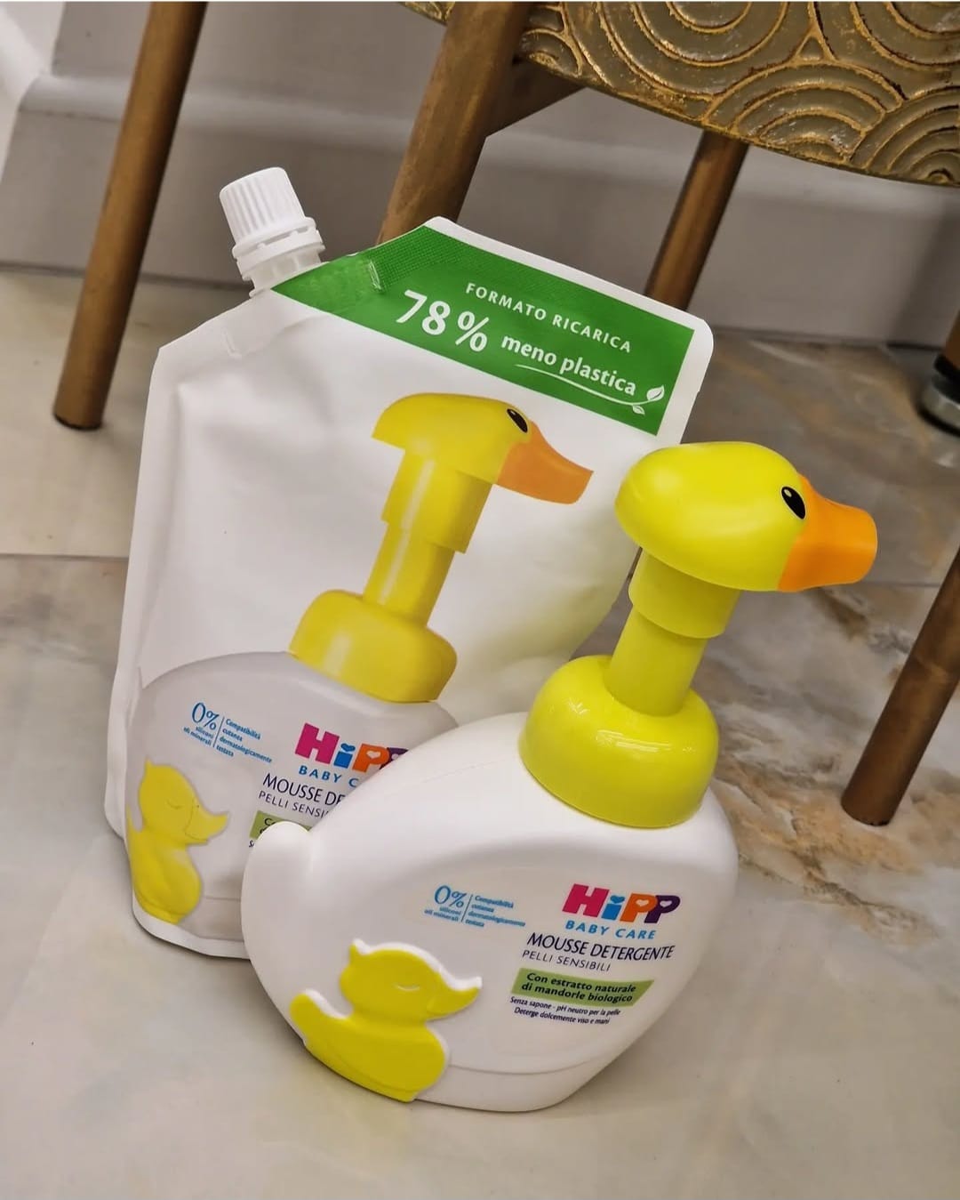 Baby care mousse