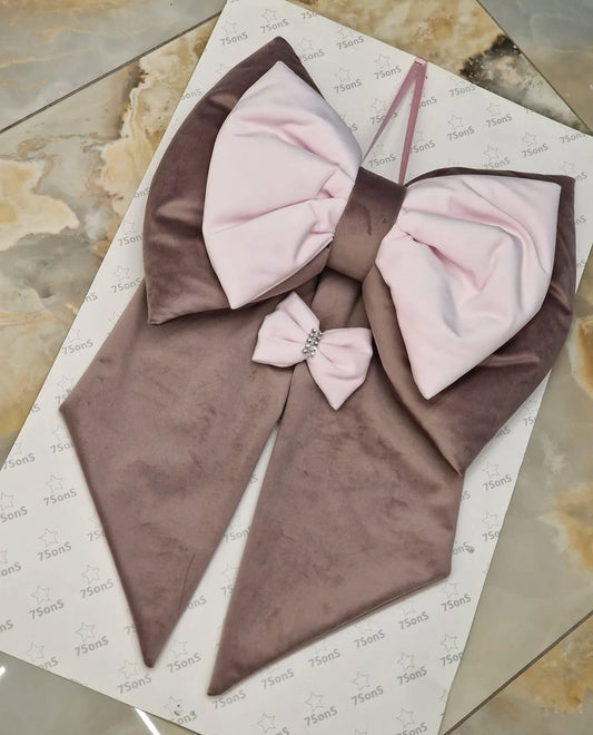 Coccarda in velluto girls