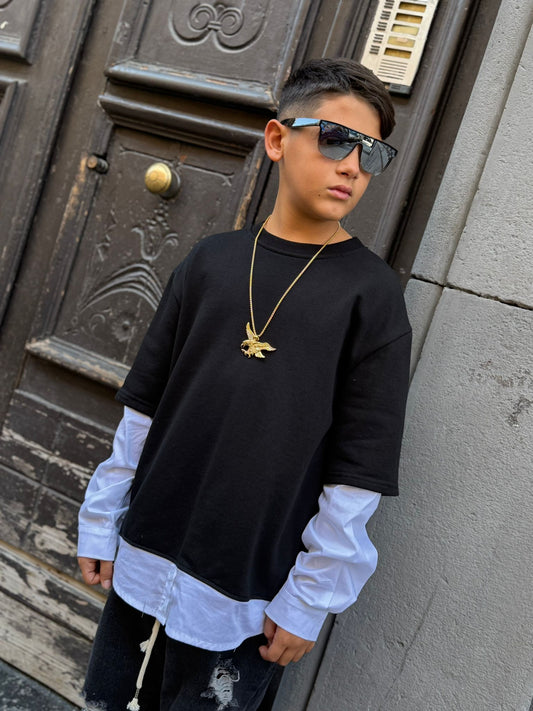 Felpa Camicia Oscar
