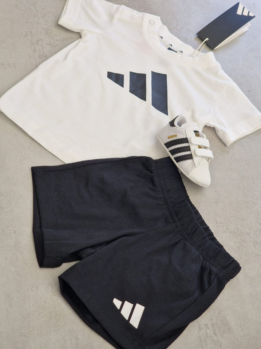 Coordinato Adidas Blanc Noir