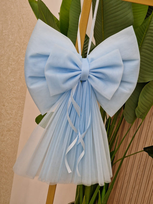 Coccarda In Tulle Cielo