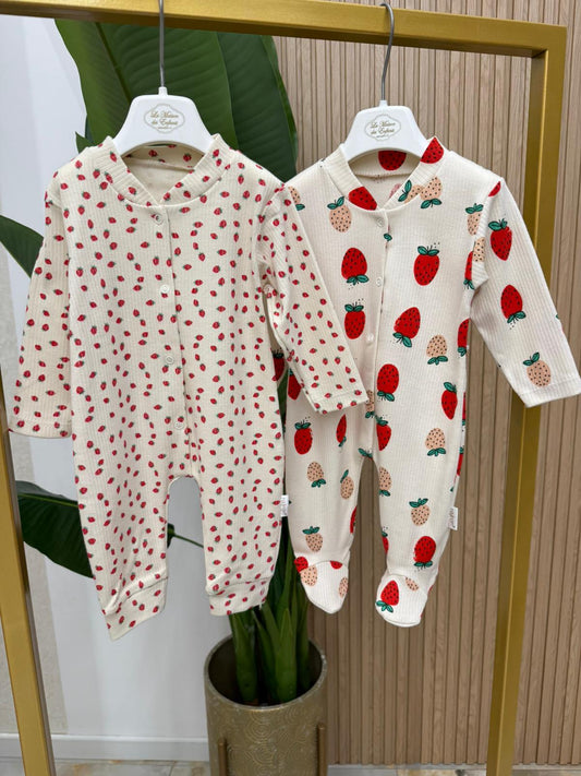 Tutina In Cotone Staw Berry