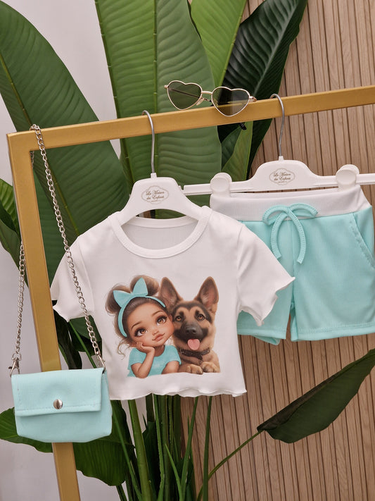 Coordinato Dog Little girls