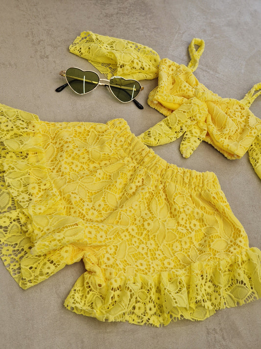 Coordinato yellow Lace