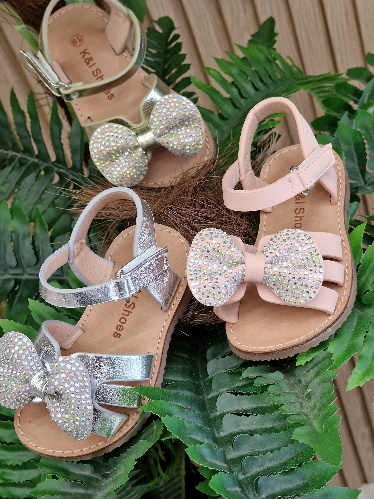 Sandali Fiocco Glitter