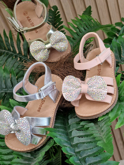 Sandali Fiocco Glitter