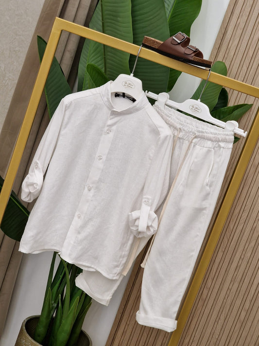 Coordinato In Lino Charles Ming