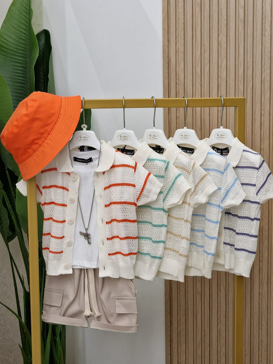 Cardigan In Filo Mike