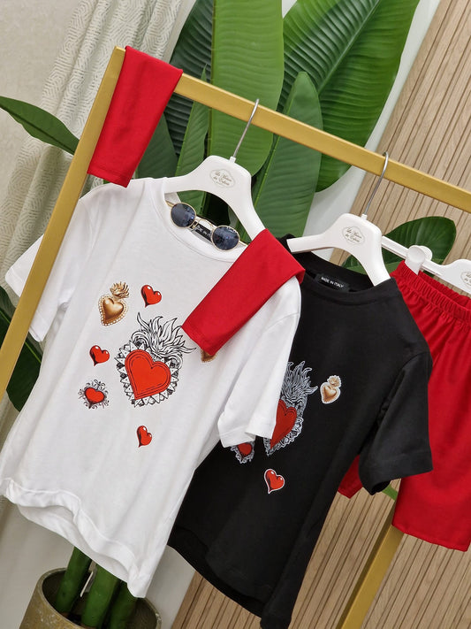 Coordinato Cuore Rosso